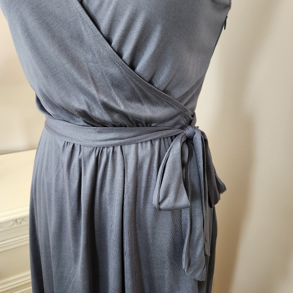 NWOT LOFT SOFT KNIT FAUX WRAP DRESS - Picture 2 of 8